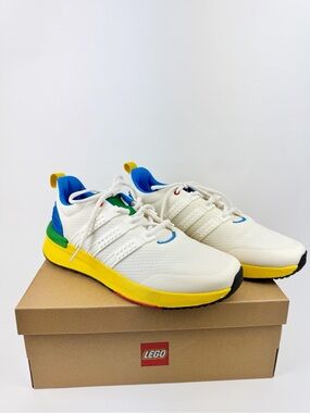 LEGO x adidas Racer TR21 sneakers White Yellow Blue Green and Red GW3680